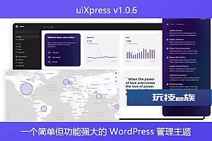 uiXpress v1.0.6 – 一个简单但功能强大的 WordPress 管理主题