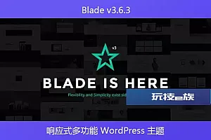 Blade v3.6.3 – 响应式多功能 WordPress 主题