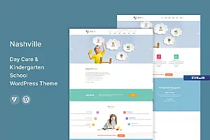 Nashville – 日托和幼儿园学校 WordPress主题