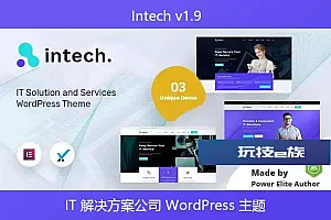 Intech v1.9 – IT 解决方案公司 WordPress 主题