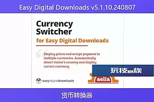 Easy Digital Downloads v5.1.10.240807 -货币转换器