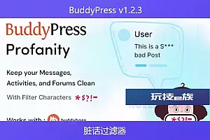 BuddyPress v1.2.3 – 脏话过滤器