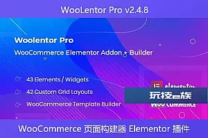 WooLentor Pro v2.4.8 – WooCommerce 页面构建器 Elementor 插件