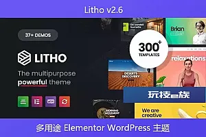 Litho v2.6 – 多用途 Elementor WordPress 主题