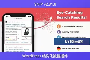 SNIP v2.31.8 – WordPress 结构化数据插件