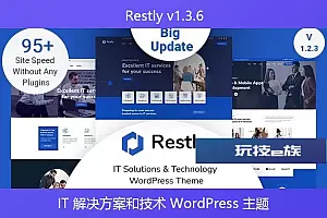 Restly v1.3.6 – IT 解决方案和技术 WordPress 主题
