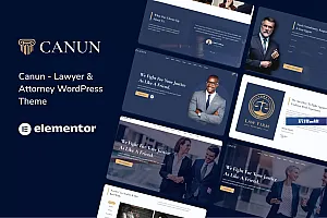 Canun – 律师和律师 WordPress 主题