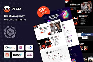 Wam – 创意机构 WordPress 主题