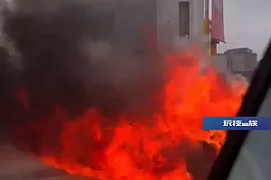 上海南北高架突发,整个车头在燃烧!官方最新消息