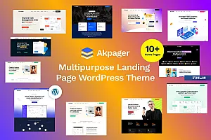 Akpager – 登陆页面 Elementor WordPress 主题