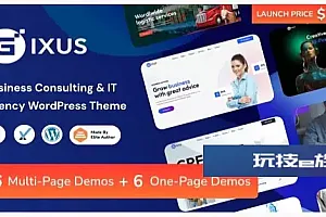 Gixus 商业咨询和 IT 机构 WordPress