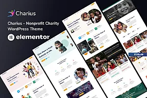 Charius – 非营利慈善 WordPress 主题