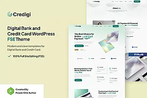 Credigi – 数字银行和信用卡 WP 主题