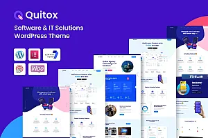Quitox – 软件和 IT 解决方案 WordPress 主题