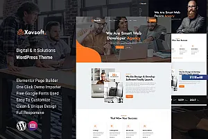 Xevsoft – 数字和 IT 解决方案 WordPress 主题