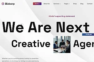 Bizkorp – 创意商业机构 WordPress 主题