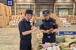 玩具变“侵权货”上海海关查获近7000件山寨泡泡玛特
