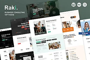 Raki – 商业咨询 WordPress 主题