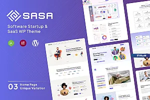 SaSa – 初创企业、SaaS WordPress 主题