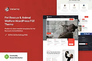 Veterna – 宠物救援和动物福利WP主题