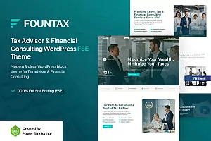 Fountax – 税务顾问和咨询 WordPress 主题