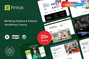 Fintok – 银行金融和金融科技 WordPress 主题