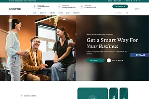 GrowHub – 商业咨询 WordPress 主题