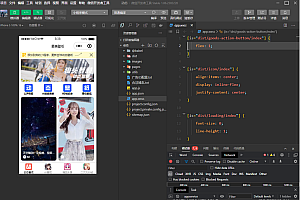 最美壁纸小程序源码-全新修复版带激励广告