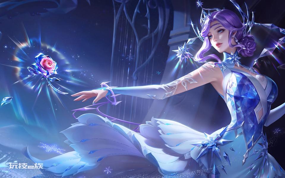 王者荣耀甄姬冰雪圆舞曲高清壁纸